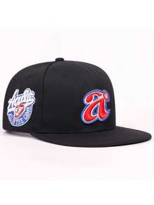 2025 Personalized Minimalist New Flat Edge Hat A Letter Embroidered Skateboarding Hat Outdoor Leisure Sports Sunshade Hat Daily Life Commuting Decorative Hat Street Fashion Creative Hip Hop Hat Unisex Baseball Hat