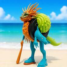 Italian Brainrot Action Figure,Tralalero Tralala Figures Toys With Tralalero Tralala, Tung Tung Tung Sahur, Brr Brr Patapim,Brainrot Meme Shark Collectible Animals Figurine Doll Gifts For Fans - Multicolor - View 8