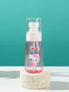 Sanrio Valentine's Day Christmas Hello Kitty Cartoon Cute 30ml/60ml/100ml DIY Self-Adhesive Sticker Travel Portable Spray Bottle Lotion Dispenser Pressure Bottle Press Bottle Kitty Dispenser Bottle (Some Parts May Be Random)