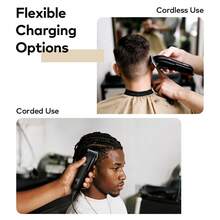 itel IHC-33Pro 金色刀片理发器，锋利刀片，智能数字显示屏，低噪音强劲电机，4-5 小时持久电池寿命（1 * 理发器，6 * 导梳（1.5/3/4.5/6/10/13mm），1 * 刀片盖，1 * 油，1 * 清洁刷，1 * USB 数据线） - 黑色 - 查看 9