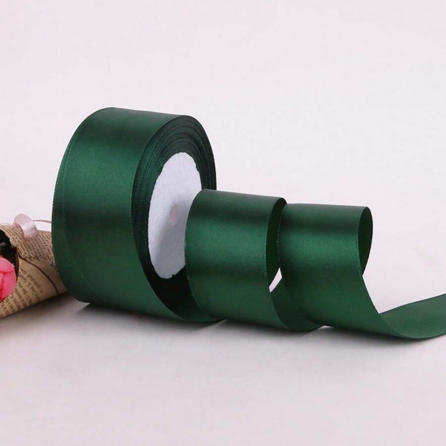 1 pièce/3 pièces/5 pièces Accessoires pour cheveux en ruban de satin large de 4 cm. Idéal pour la décoration de gâteaux, le DIY, les bouquets de fleurs, les roses et l'emballage cadeau, les mariages, les fêtes, la décoration de gâteaux d'anniversaire