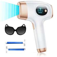 LYSMOSKI 一款適用於男女的白色家用IPL脫毛設備。它是一款3合1設備，具有9個能量級別和2種模式-自動和手動。它可用於臉部、腋下、手臂、比基尼線、腿部和全身脫毛。該設備是為家庭使用而設計的。 - 白色 - 查看 13