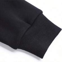 Anime Overlord Hoodie Momonga Pullover Albedo Long Sleeve Hoodie Ainz Ooal Gown Sweatshirt With Kangaroos Pocket(4) - Black - View 2