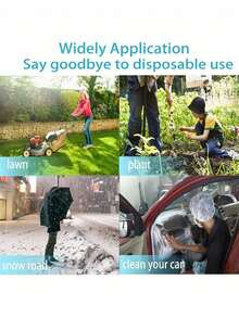 1 Pair Reusable Non-Slip Rain Boots Waterproof Shoes Covers Rubber Rain Boot Covers For Outdoor Use Gear Household Merchandises Home Insulation, Galentines, Puppy, Carnival