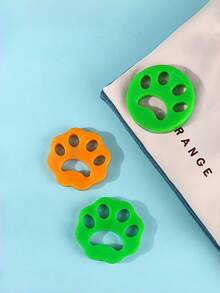 8pcs Reusable Cat Claw Lint Brush, Washable For Laundry, Home, Pet Hair Removal - Silicone Washing Machine Lint Trap