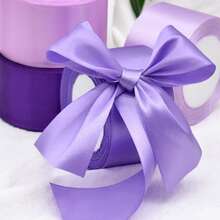 1 pièce/3 pièces/5 pièces Accessoires pour cheveux en ruban de satin large de 4 cm. Idéal pour la décoration de gâteaux, le DIY, les bouquets de fleurs, les roses et l'emballage cadeau, les mariages, les fêtes, la décoration de gâteaux d'anniversaire