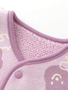 mini bala 女婴双面穿羊羔绒夹克 厚实柔软 温暖舒适 2025 年秋季外套