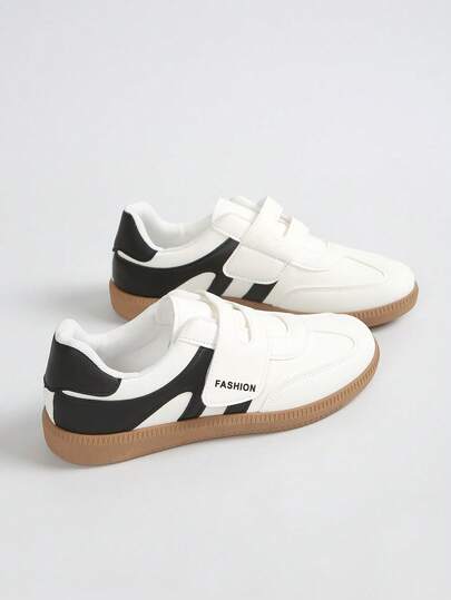 2025新款女士魔术贴平底休闲运动鞋，轻便时尚运动平底鞋，尺码36-41，适合秋季穿着