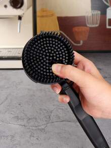 2pcs/Set Silicone Cleaning Brush With Long Handle For 51mm And 58mm Coffee Machine Portafilter