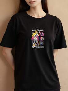 She-Ra---Girl-Power-Never-Fades-T-Shirt - Black - View 4
