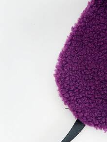 1 件装耳罩式捕手帽户外保暖内衬和羊毛冬帽，款式简单百搭，适合秋冬季 - 彩色 - 查看 7