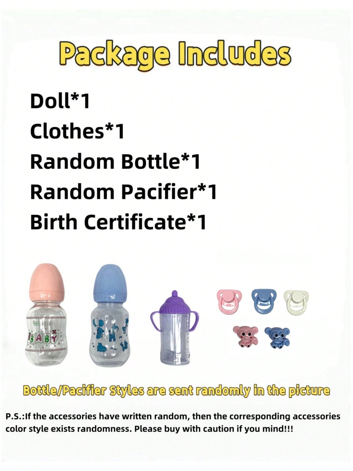 دمية رضيع ولد واقعية بطول 18 بوصة – قابلة للغسيل م...