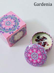 Zestaw świec zapachowych 1/4/8/12 szt., zestaw świec aromaterapeutycznych w kolorowym pudełku, wosk sojowy, wiele kombinacji zapachowych, przyjemny i intensywny zapach, bezdymny, 120 godzin palenia, na ślub, urodziny, festiwale, pamiątki ślubne, świece aromaterapeutyczne do domu, prezent świąteczny, prezent walentynkowy, dekoracja hotelu, wzór retro.