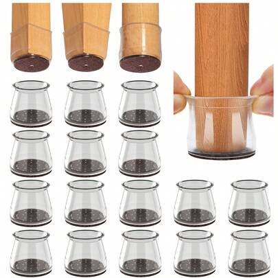 4/8/28 PCS Chair Leg Floor Protectors, Furniture Pads For Hardwood Floors, Furniture Sliders For Chair Legs, Silicone Chair Leg Caps Cover,Floors From