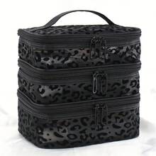 Maglia leopardata a tre strati