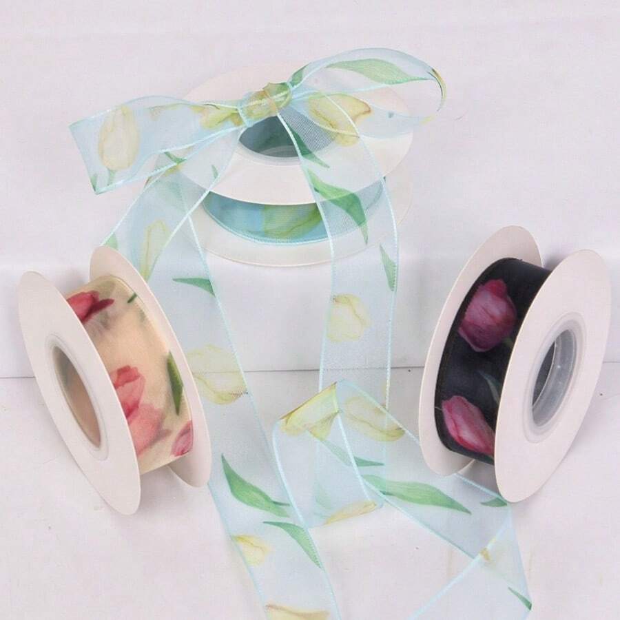 9m Elegant Ribbon Bow, Suitable For Bows, Bouquets, Gift Wrapping, Decorations, Crafts, Decorative Ribbons, Wedding Decor, DIY Rose Flower Materials, Ribbon Decorations, Cake Gift Packaging, Weaving, Parties Or Ribbon Satin (9m Long/2.5cm Wide/Roll=1pc)