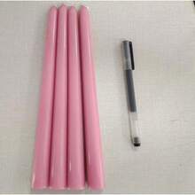 4 件 10 英寸多色柱状蜡烛，无烟无味，燃烧时间长，创意蜡烛，教堂祈祷蜡烛，适用于家居装饰、圣诞节、复活节、生日派对、婚礼、浪漫烛光晚餐、秋季蜡烛季节、放松、石蜡蜡烛、女性礼物 - 粉色 - 查看 15