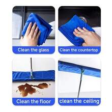 3pcs Mop Pads, Dual Wet & Dry Use, Washable & Reusable, Suitable For Mopping, Home Floors, Kitchen, Car Windows, Ceilings (Mop Handle Not Included) - Multicolor - View 5