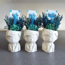 Matriță de rășină DIY pentru băieți, matriță de decor pentru casă, vază de flori, rășină epoxidică, ipsos, matriță de silicon