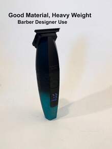 Kemei KM-1817 新款电动理发器 0mm 间隙雕刻理发器 专业理发造型理发器 黑色陶瓷 T 型刀片男士理发器 沙龙设计师使用或家用理发礼物