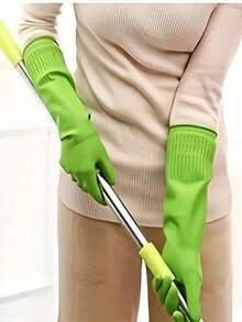 3 Pairs Premium Cleaning Gloves - Waterproof, Slip-Resistant, Heavy-Duty For Kitchen, Dishwashing, Laundry - Durable, Quick-Drying, Multi-Purpose Home Assistant - Essential Cleaning Supplies Tool - Multicolor - View 3