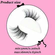 10 paia di ciglia finte corte e naturali, effetto occhio di gatto, 3/4 di lunghezza, ciglia finte piccole e naturali, aspetto simile a estensioni, ciglia finte in stile mink