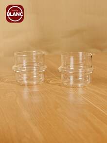 1 件透明玻璃杯、咖啡杯、柠檬水玻璃杯、小杯 - 無色 - 查看 4