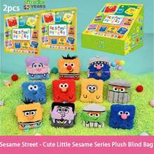 Hasbro 可爱艾尔莫系列 - 第一版毛绒盲袋收藏品：惊喜玩具人偶、双用途钥匙扣挂件和展示娃娃！ - 2pcs - 查看 1