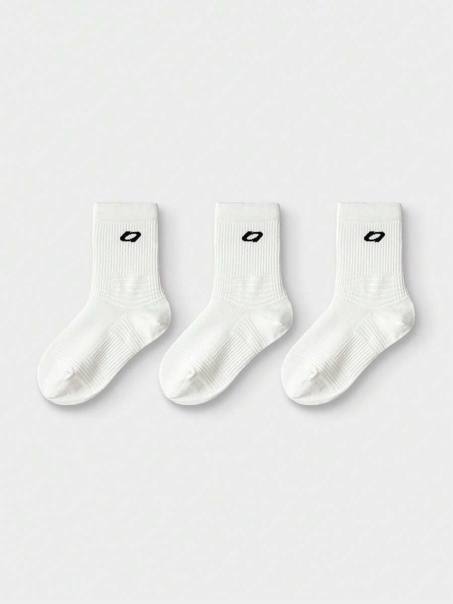 Balabala Calcetines para niños y niñas, 3 paquetes, con propiedades antimicrobianas y de absorción de humedad - Tono blanco - Ver 1