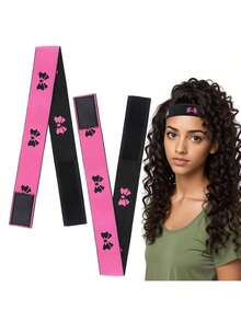 1/3/5/10 pezzi Fasce elastiche per parrucche con motivo a farfalla - Fasce regolabili per bordi di parrucche frontali in pizzo per donne, cinghie di fissaggio e di posa per parrucche in poliestere non tessuto per capelli normali