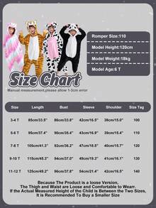 MICHLEY One-Piece Cartoon Animal Cute & Soft Sleeping Bag, Unisex, Suitable For Everyday Wear - Multicolor - View 5