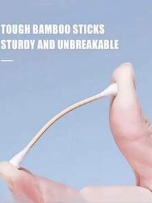 100-2000pcs Per Pack Double-Ended Cleaning Swabs, Baby Cleaning Swabs, Ear Cleaning Sticks, Healthy Cleaning Tools - White - View 7