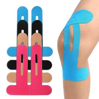 Kinesiology Tape For Knees Knee Support Stability Pain Relief Athletic Waterproof Elastic Breathable Waterpro Running Riding