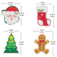 1 Paquete de Esponjas Navideñas de Dibujos Animados - Cepillos de Limpieza Multiusos para Platos, Hogar, Baño, Superficies de Vidrio - Ideal para Regalos Navideños