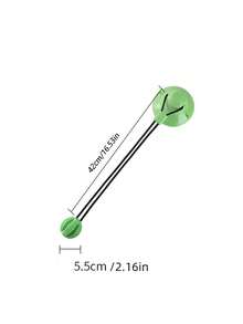 1 pieza Bola con ventosa de color rosa, verde y azul para mascotas perros, juguete de mordedura resistente, limpieza de dientes y reducción de aburrimiento para entrenamiento en solitario