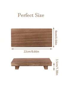 Small Wood Pallet Base Stand Farmhouse Bathroom Decor Decorative Wood Riser Kitchen Soap Dish Holder For Vanity, Counter, Sink, Black - Multicolor - View 14