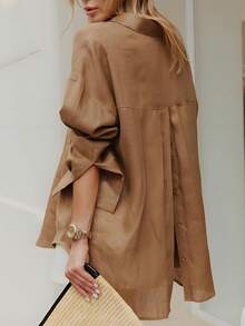 New Fall Fashion Clothes For Plus Size Women Tops Long Sleeve Button Down Shirt Dressy Tops And Blouses