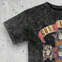 Playera rockera, camiseta dama bandas rock GUNS N ROSES, oversize diseño dtf calidad premium - Gris Oscuro - Ver 4