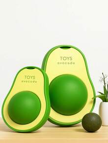 Interactive Avocado Cat Toy With Catnip Ball - 綠色 - 查看 9