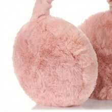 Nauszniki unisex w jednolitym kolorze – supermiękkie, pluszowe nauszniki – składane, ciepłe, wygodne, odporne na zimno, unisexowy design, wygodne, odporne na zimno nauszniki, składane nauszniki z ciepłą wyściółką, wiatroszczelne, odpowiednie do aktywności na świeżym powietrzu zimą, pranie ręczne, akcesoria zimowe | Pluszowa faktura | nauszniki - Wielokolorowe - Zobacz 5