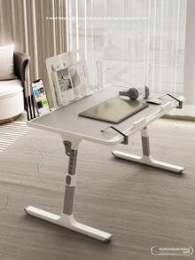 1 pieza Mesa plegable ajustable para portátil, bandeja de cama portátil para dormitorio, estudio, portátil - Multicolor - Ver 11