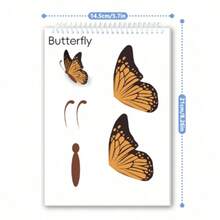 3D Printer Drawing Mold Paper Template, 40 Pages Upgraded Thick Paper, 5.7 X 8.26 In, Enhance Spatial Imagination, Enjoy The Visual Pleasure Of 3D Patterns, Suitable For 3D Printing Pen Drawing, Perfect Gift For Birthday, Holiday, Party