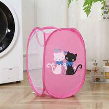 Foldable Household Dirty Clothes Basket, Toy & Laundry Storage Container (Collapsible)