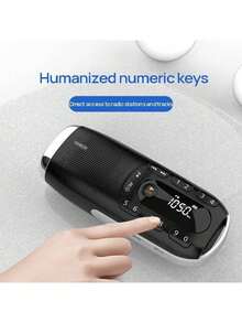 PHILIPS TAR2808 Easy-To-Use Card-Insertion Radio With Loud Playback, Clear Reception, Night Lighting, Flashlight, And Outdoor Emergency Charging - Black - View 2