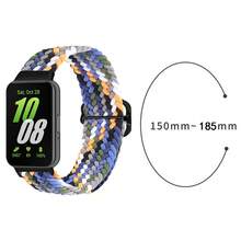 Elastic Woven Nylon Watch Band, Suitable For Samsung Galaxy Fit 3 Unisex, Soft Adjustable Strap, Compatible With Galaxy Fit 3-Band-R390, Multiple Colors Available, Fashionable Sports Smart Watch Band Comfortable To Wear - Galaxy Fit 3 - View 3