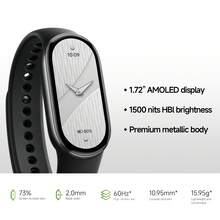 Xiaomi Mi Smart Band 10 (2025),For Man And Women, Smart Watch,1.72" AMOLED Display | 21 Days Battery Life | Touchscreen, Multi-Sport Tracker, Activity Tracker, Heart Rate Monitor - màu đen - Xem 3