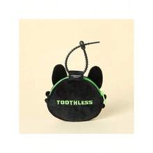 Universal Pictures Official Licensed Toothless Plush Coin Purse, Cute Bag Charm, Lightweight Cartoon Pendant, Soft Toothless Plush Keychain Coin Pouch, Gift - Toothless Coin Purse - View 5