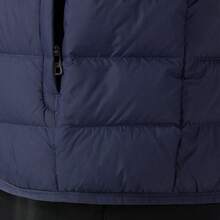 Under Armour Chaqueta acolchada de plumón deportiva para hombre, unicolor, cuello alto, cortavientos y cálida - Azul oscuro - Ver 7