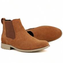 Men's Chelsea Boot Country Leather Suede - Camel - View 8