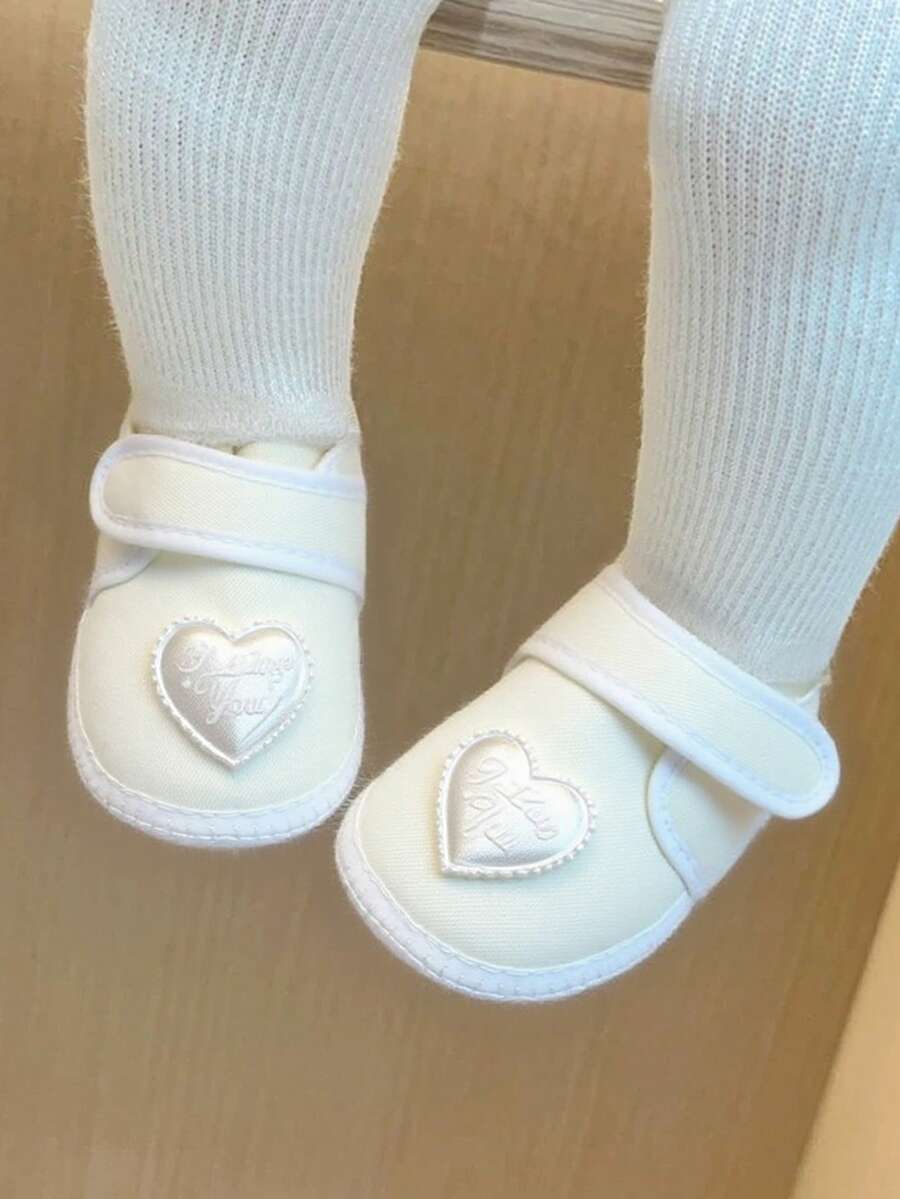 1 Par de Sapatos Meias para Bebês Meninas Recém-Nascidos Sola Macia Antiderrapante Sapatos de Vestido de Casamento Princesa Flats Mary Jane, Adequado para Uso Interno e Externo, Aprendendo a Caminhar 0-12 Meses Crianças